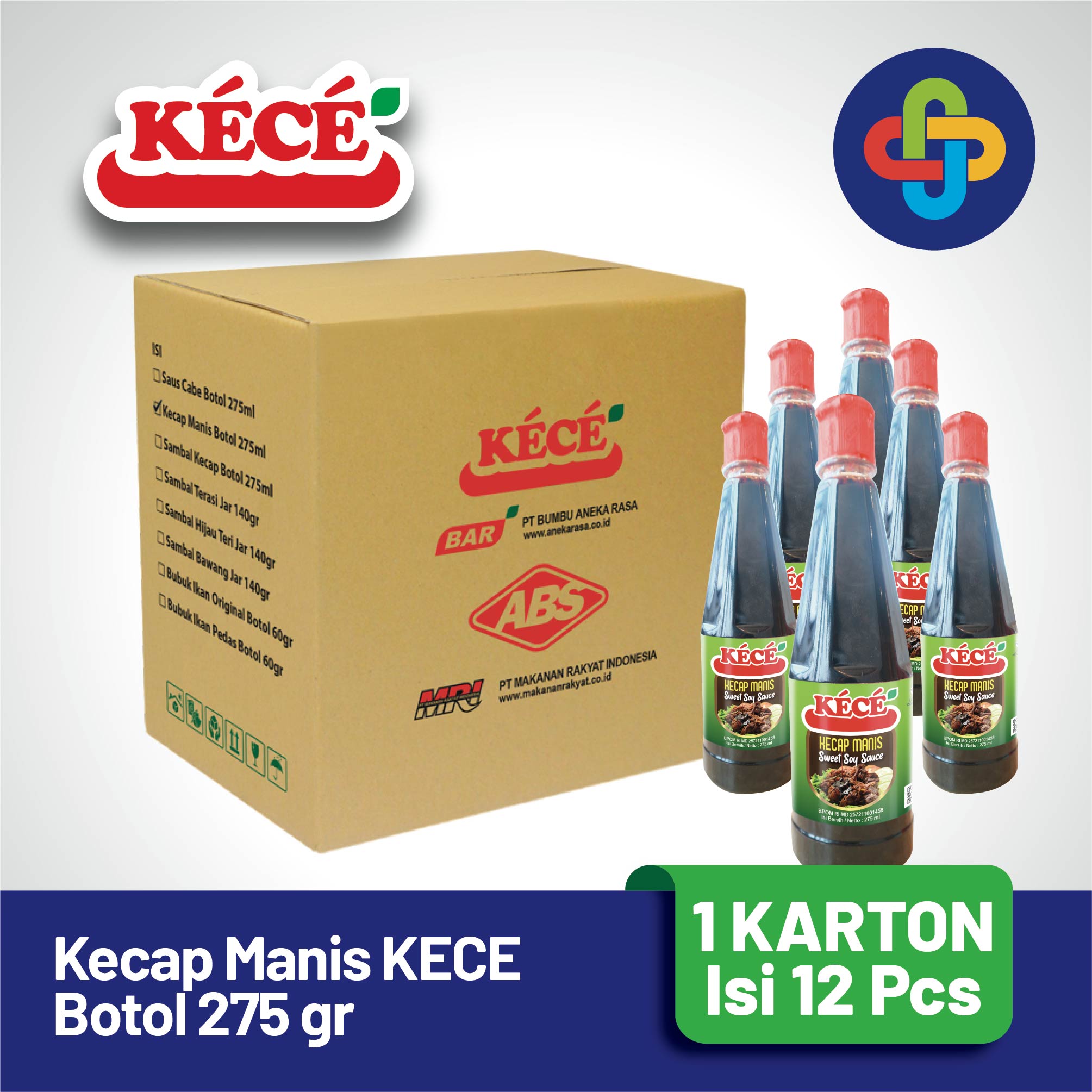 Kecap Manis KECE Botol 275 gr